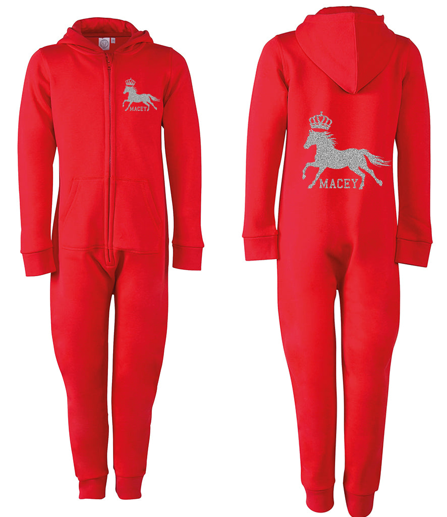 Horse Crown Personalised Onesie