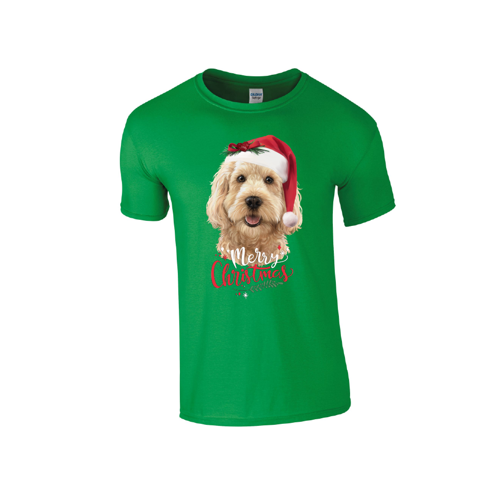 Labradoodle Merry Christmas - Christmas Tshirt