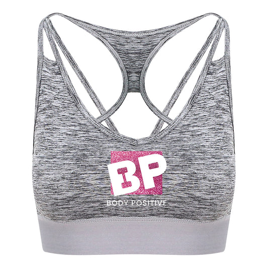 Body Positive Ladies Cool Cross Back Crop Top