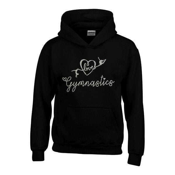 Love Gymnastics Personalised Hoodie