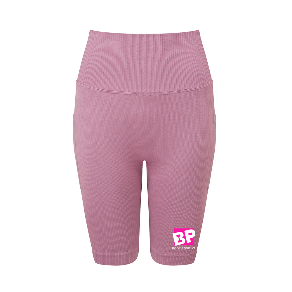 Body Positive Ribbed Cycling Shorts