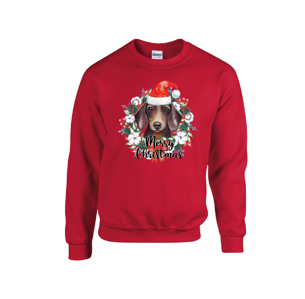 Dachshund Merry Christmas - Christmas Jumper