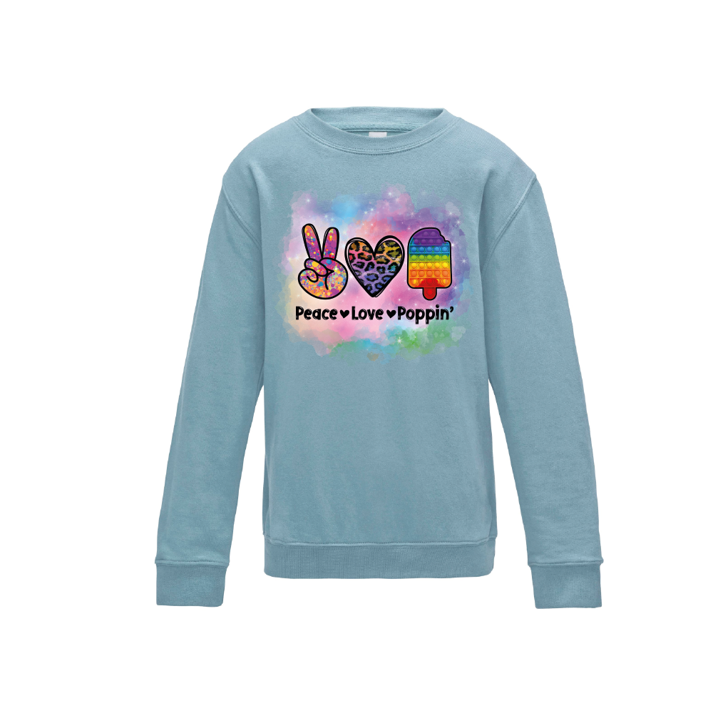 Peace Love Poppin' - Pop Its Jumper