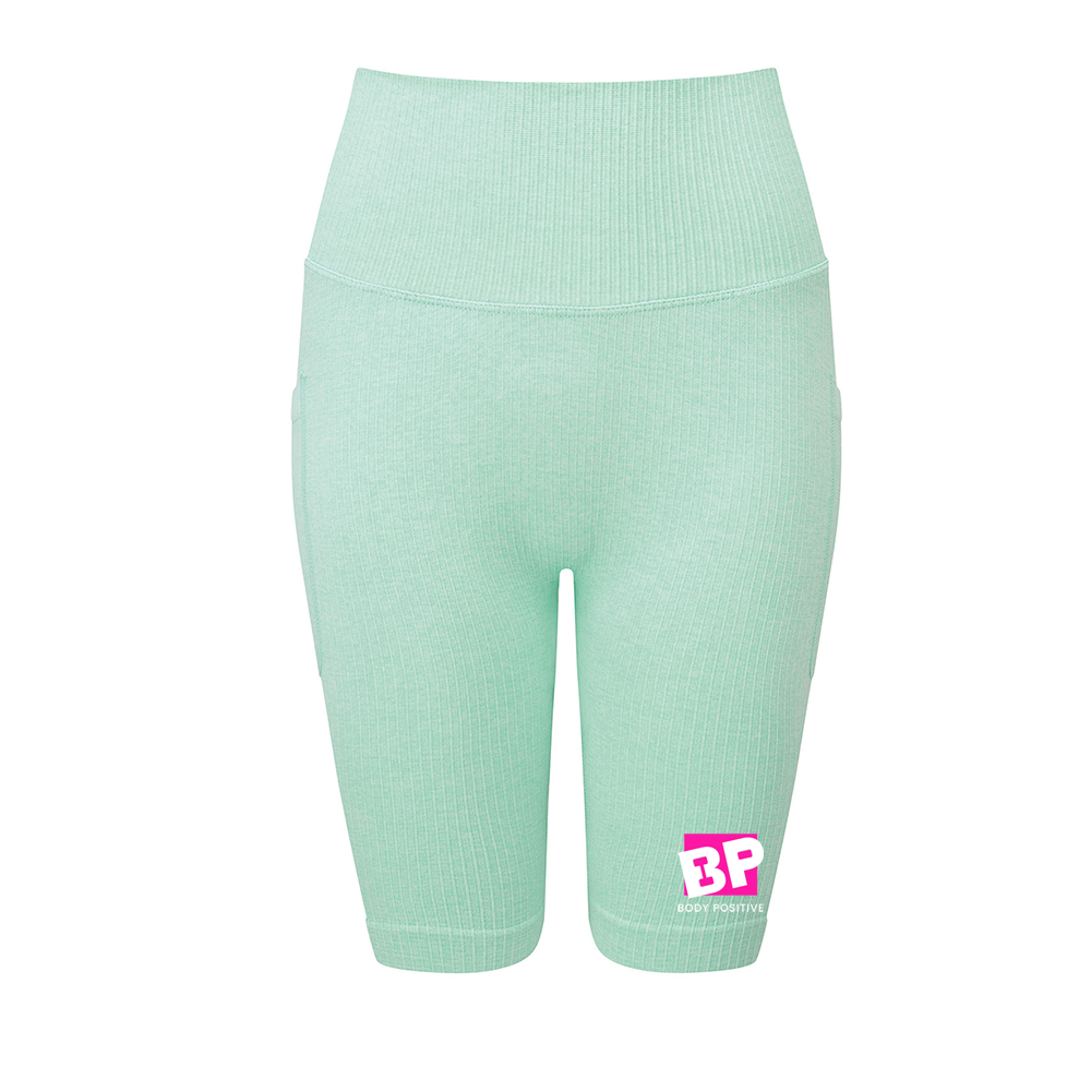 Body Positive Ribbed Cycling Shorts