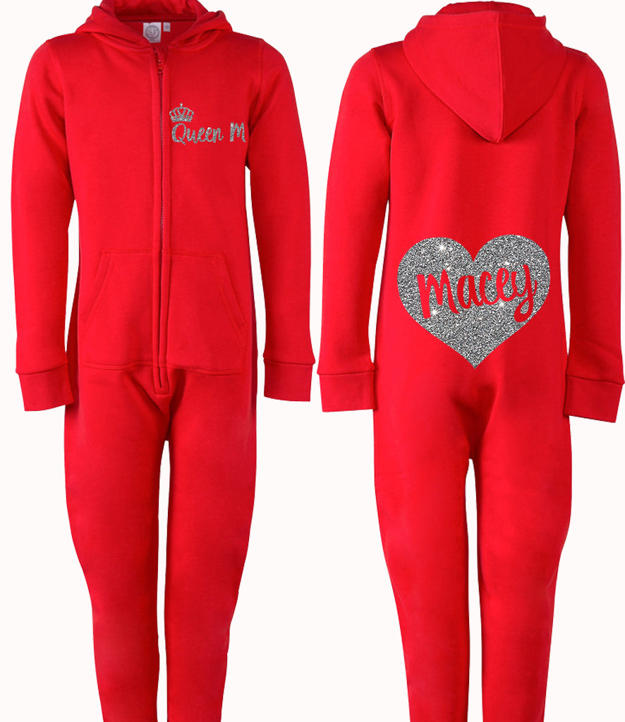 Queen Heart Personalised Onesie