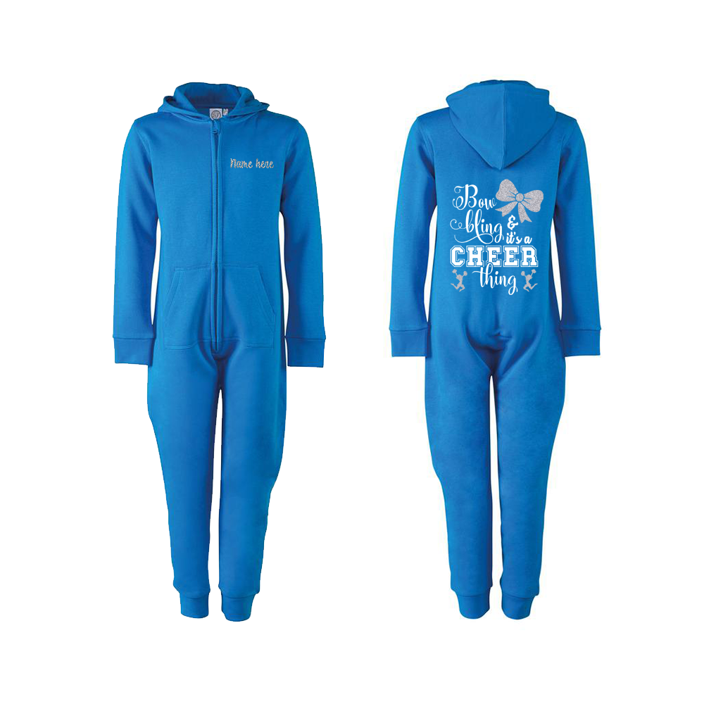 Bow Bling Personalised Cheerleading Onesie