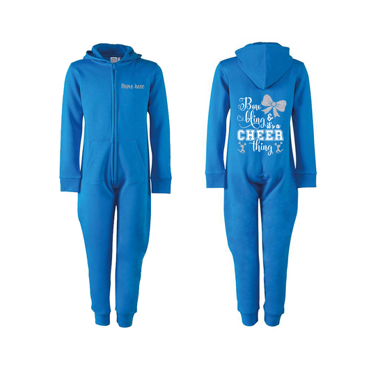 Bow Bling Personalised Cheerleading Onesie