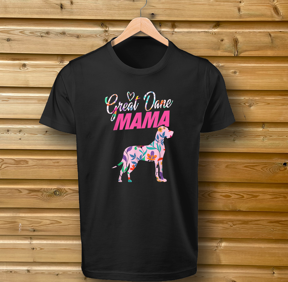 Great Dane Mama Dog Tshirt