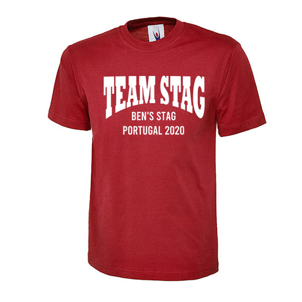 Team Stag - Personalised Stag Tee