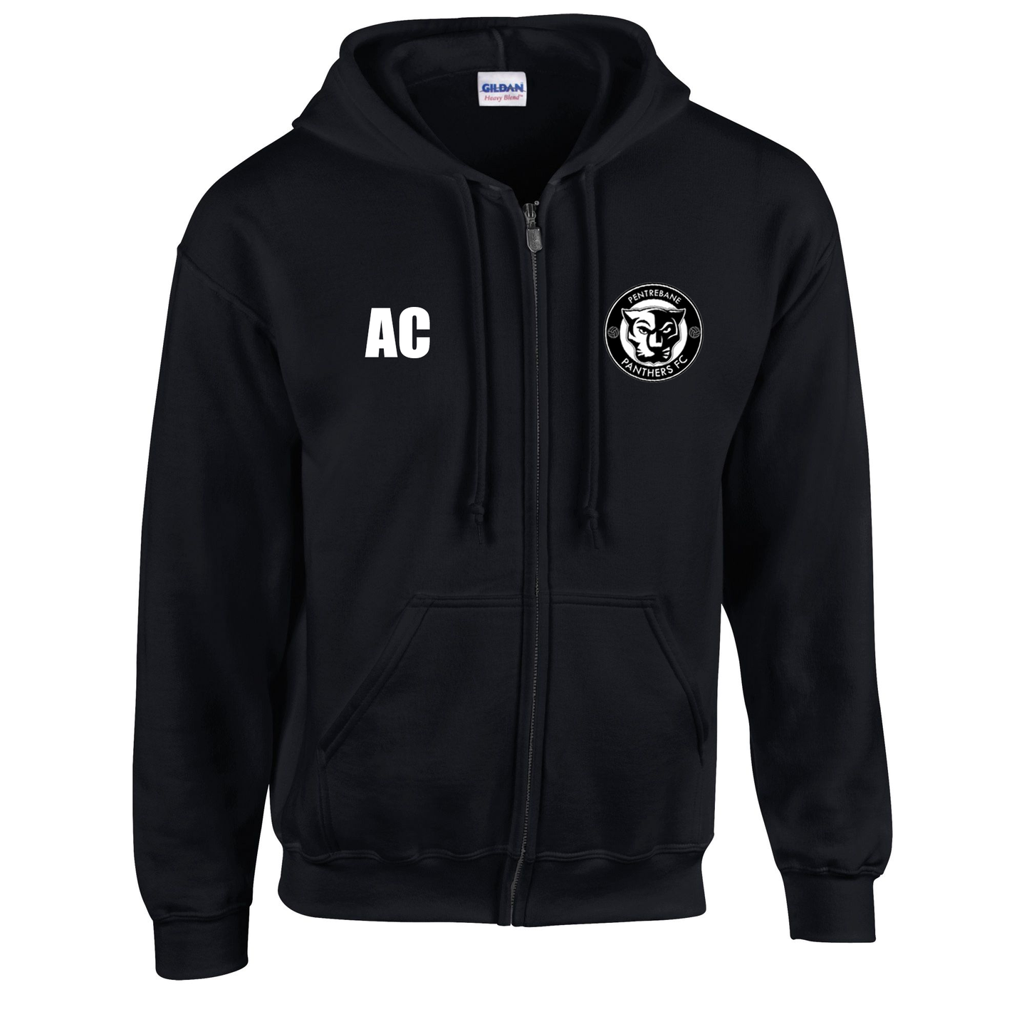 Zip Up Hoody - Pentrebane Panthers