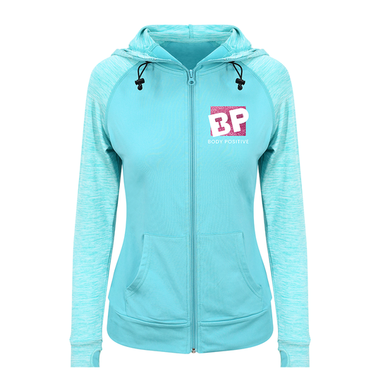 Zip up Hoodie Peppermint - Body Positive