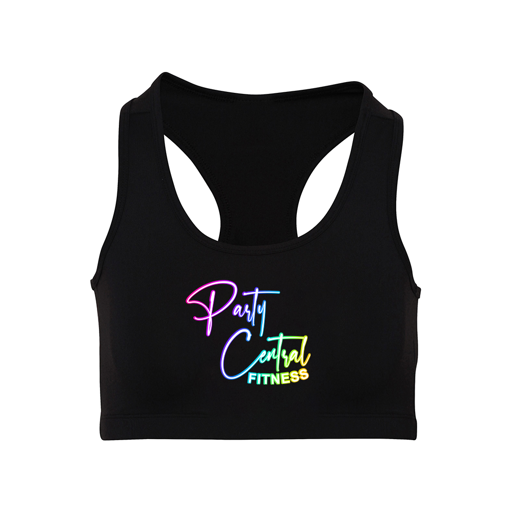 Party Central Fitness Sports Bra