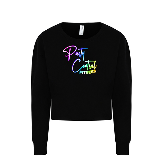 Party Central Fitness Cropped Sweater