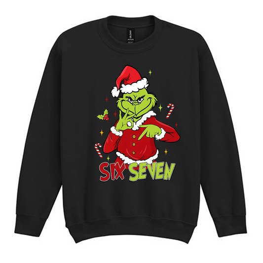 Six Seven 67 Grinch Christmas Jumper