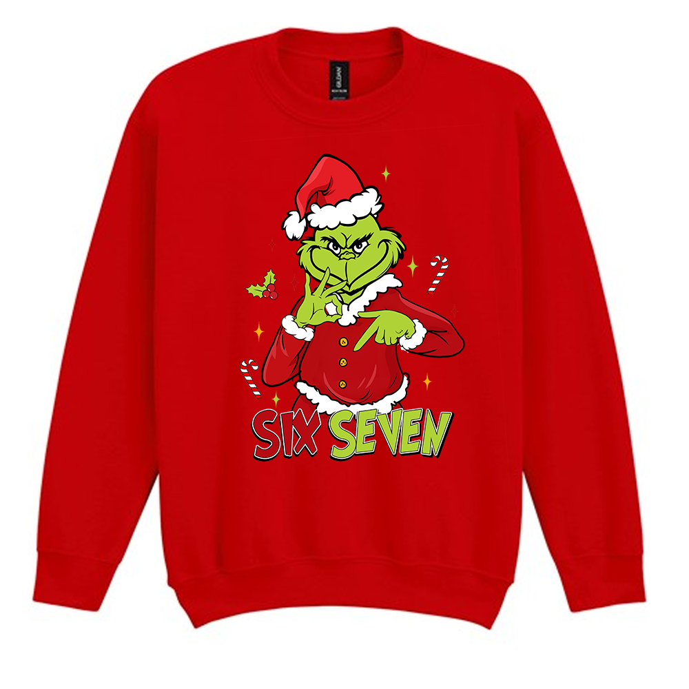 Six Seven 67 Grinch Christmas Jumper