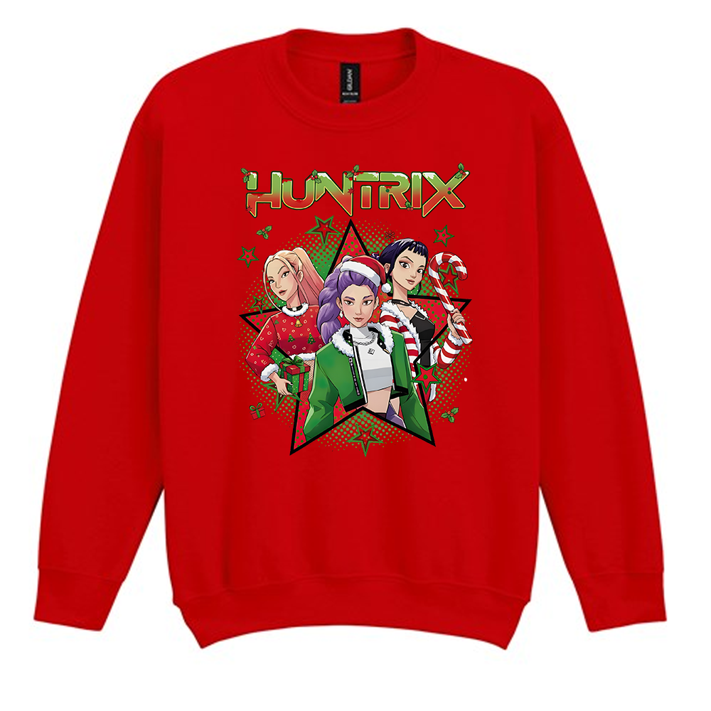 Huntrix Star KPop Christmas Jumper