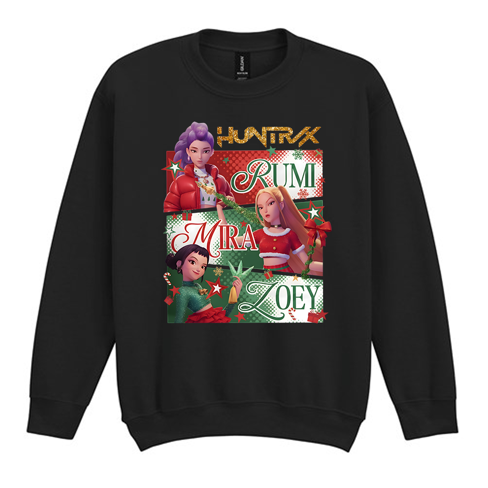 Huntrix Glitter KPop Christmas Jumper
