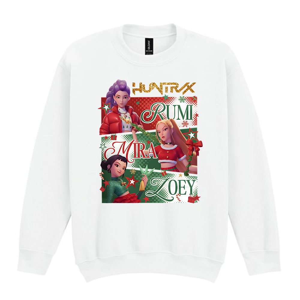 Huntrix Glitter KPop Christmas Jumper
