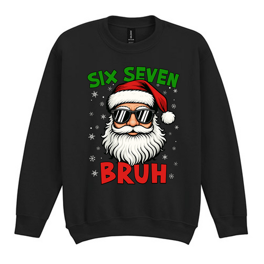 Six Seven Bruh 67 Christmas Jumper