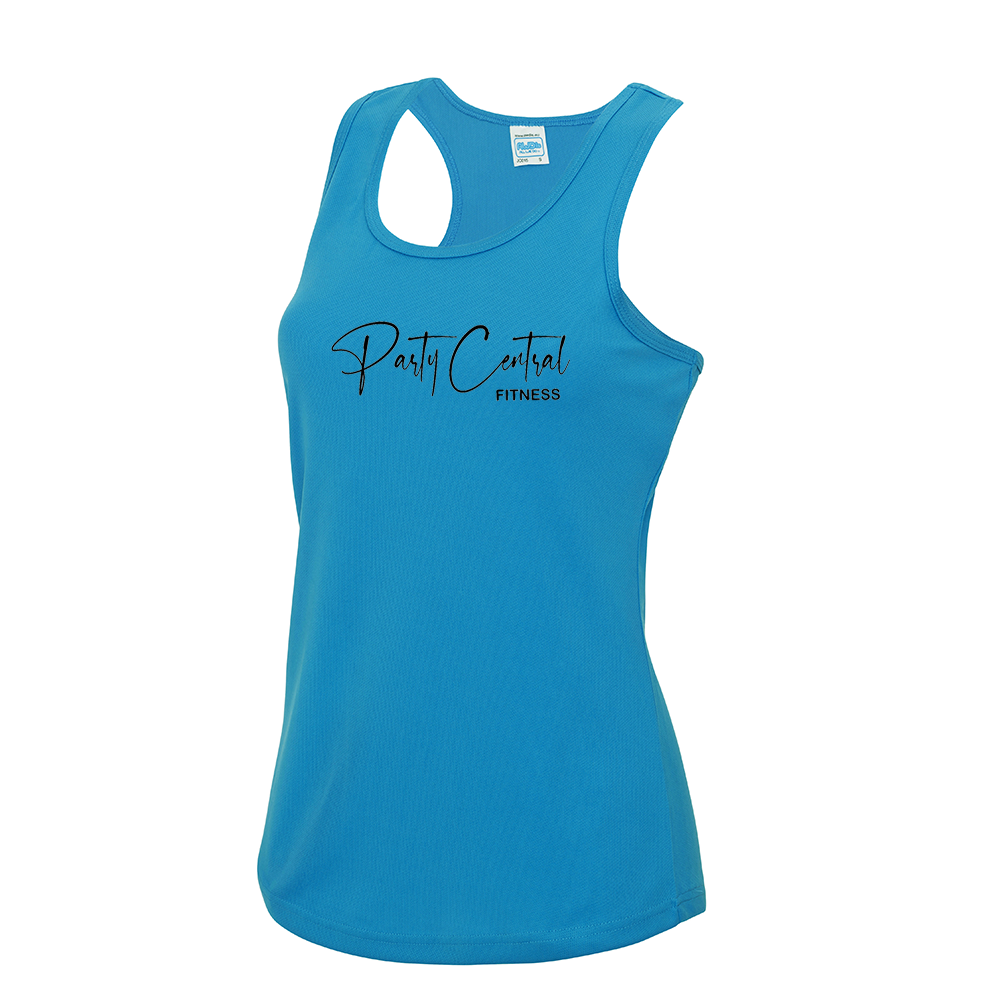 Neon Party Central Fitness Performance Vest