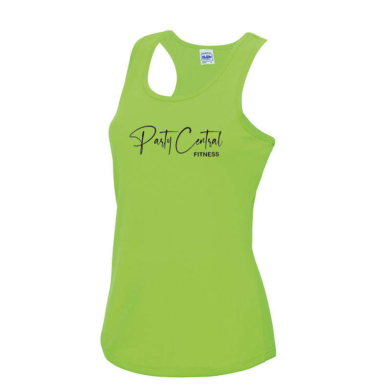 Neon Party Central Fitness Performance Vest