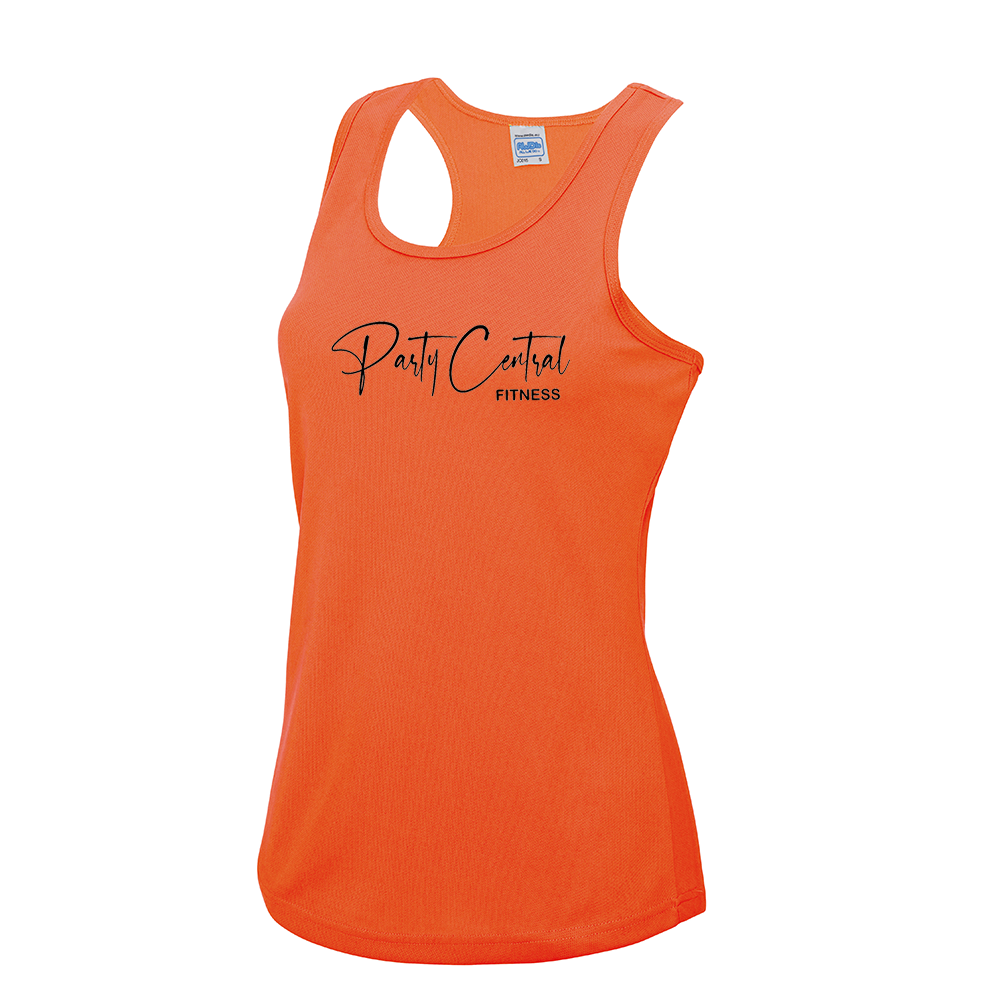 Neon Party Central Fitness Performance Vest