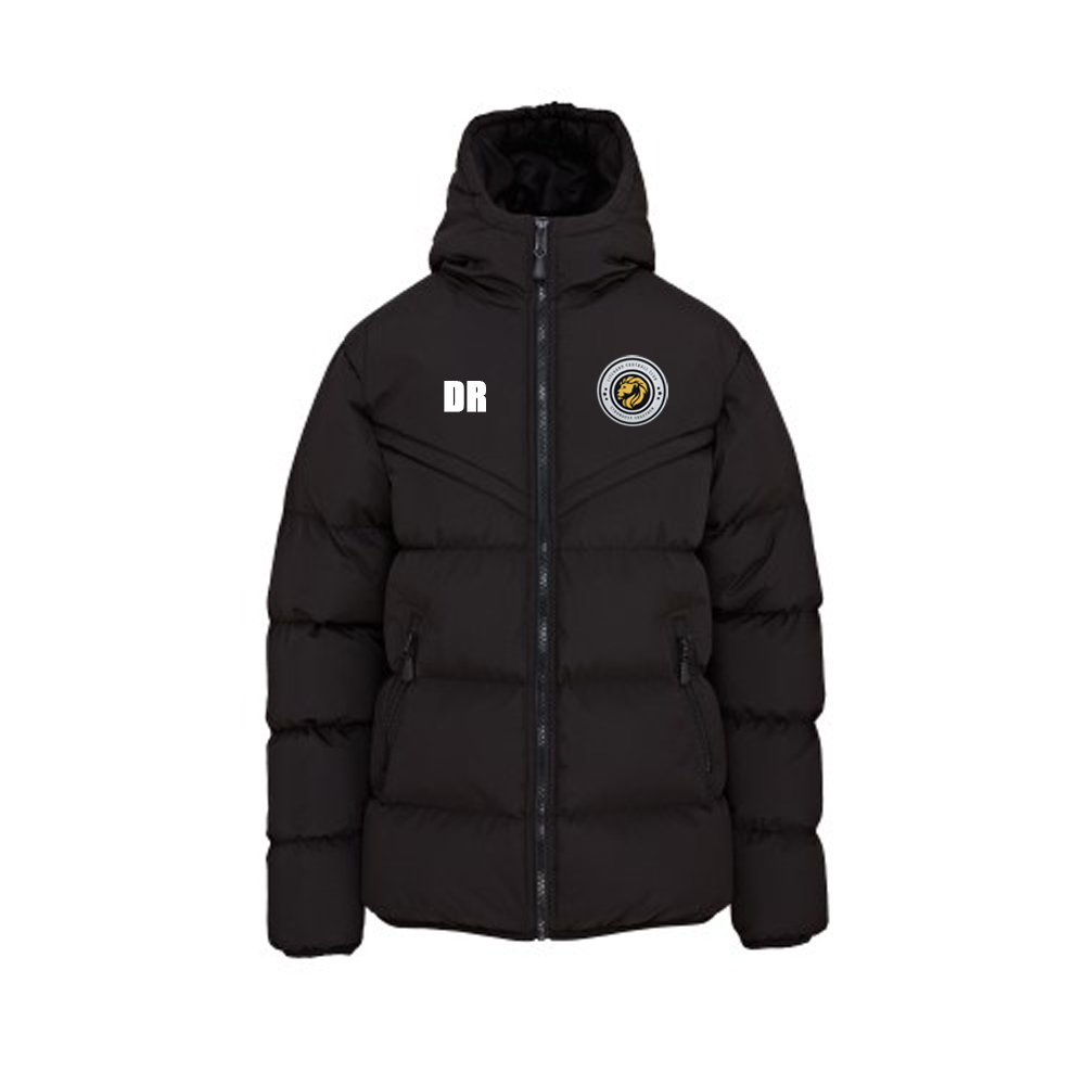 Chevron Puffer Jacket - Litchard FC – K n M’s Embroidery Ltd