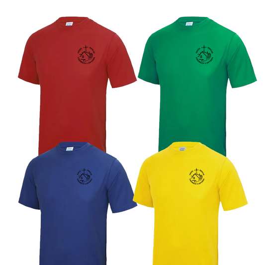 Sporty Style PE Tshirt - Ysgol Pencae