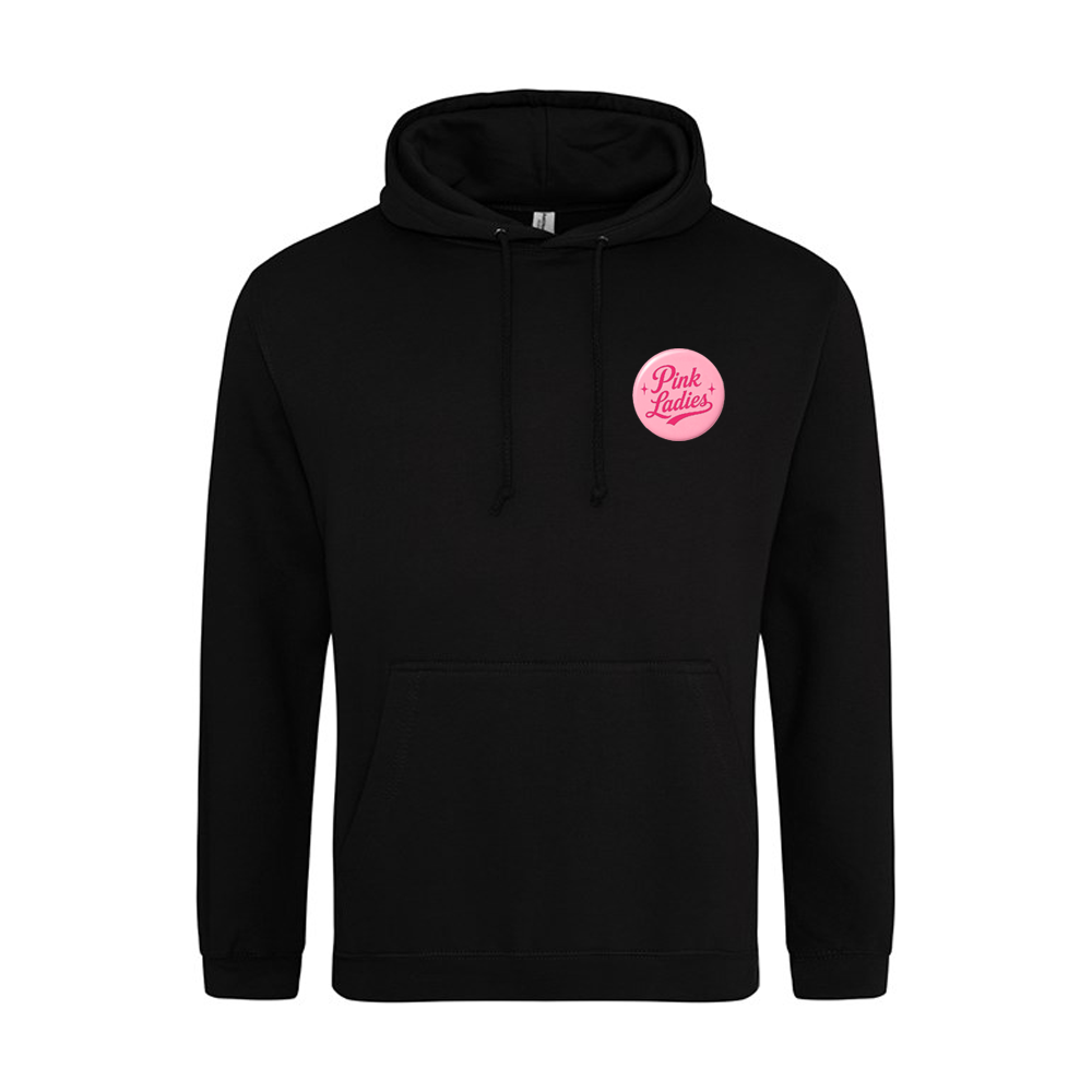 Pink Ladies Embroidered Hoodie