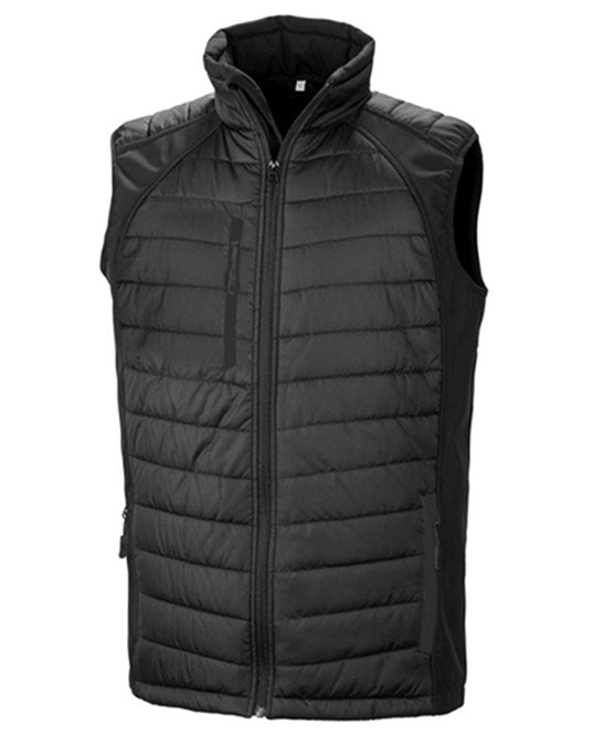 R238X compass padded softshell gilet - popin