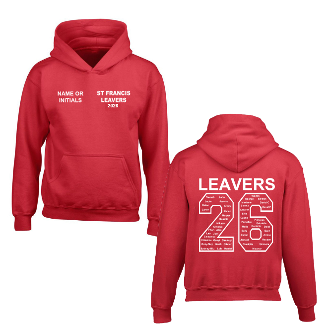 St. Francis Leavers Hoodie 2026