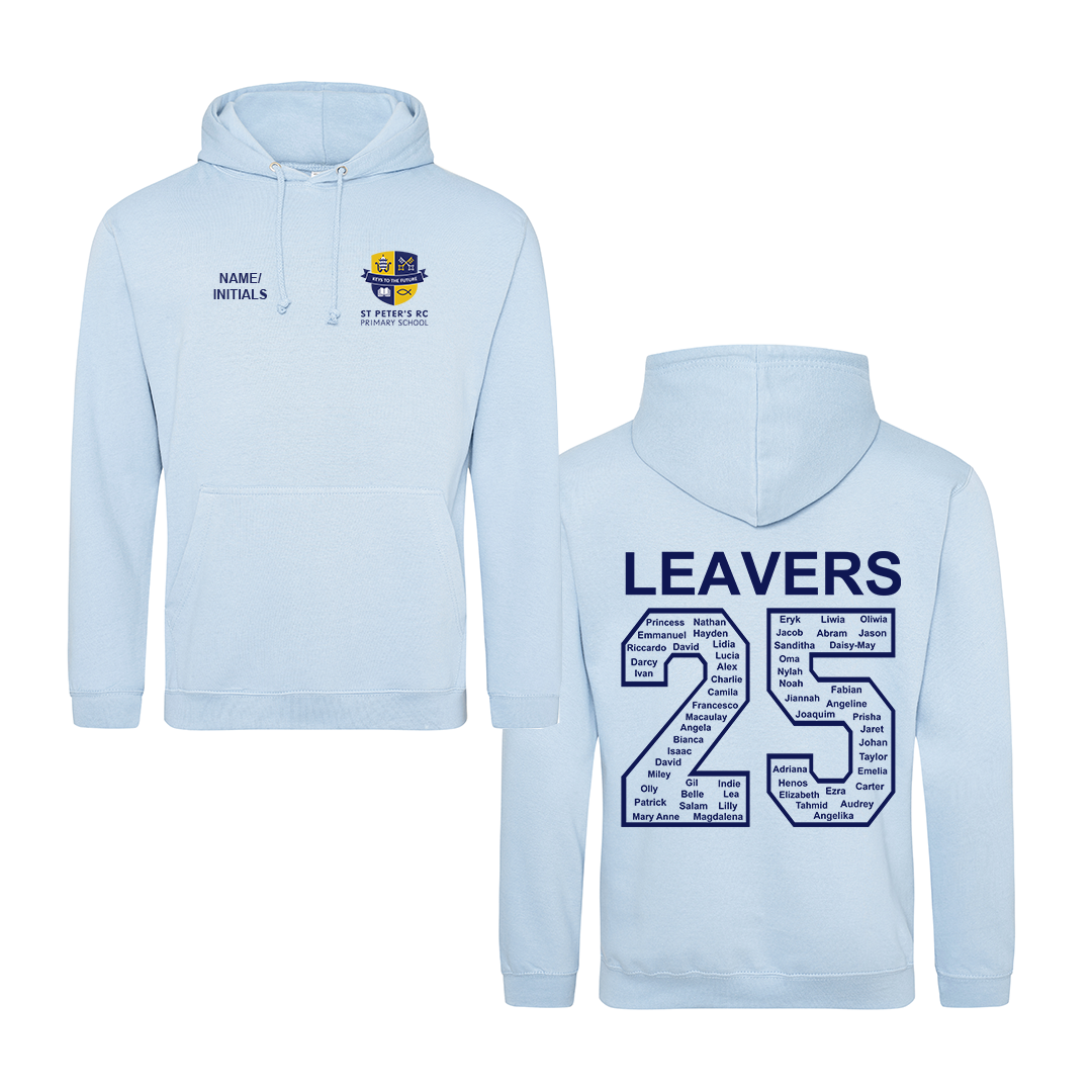 St Peter's RC Primary School Leavers Hoodie 2025