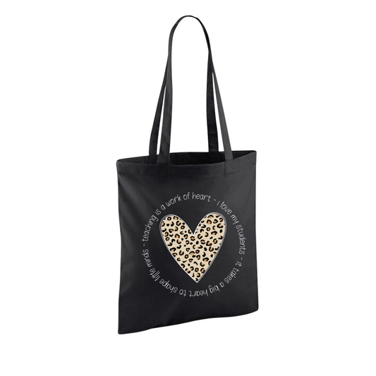Teaching is a Work of Heart Tote Bag