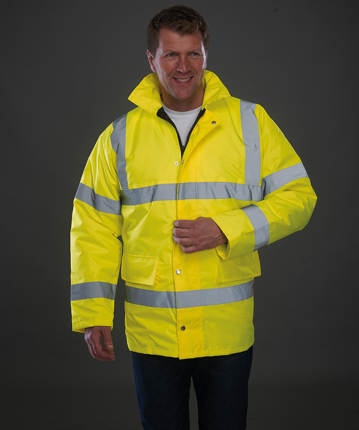 Yoko Hi-Vis classic motorway Jacket - Mossfords