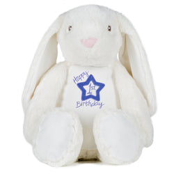 Gorgeous Personalised Bunny - 1st Birthday - Boy