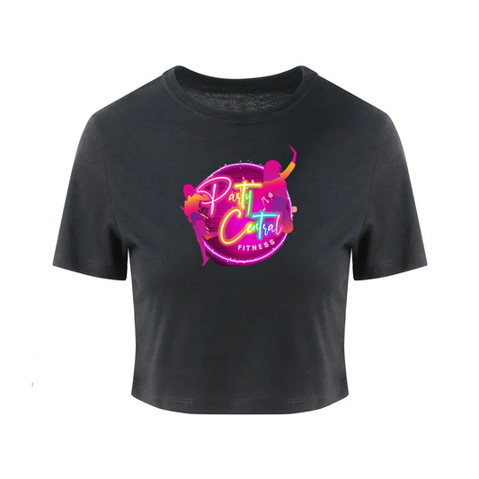 Party Central Fitness Cropped Tee