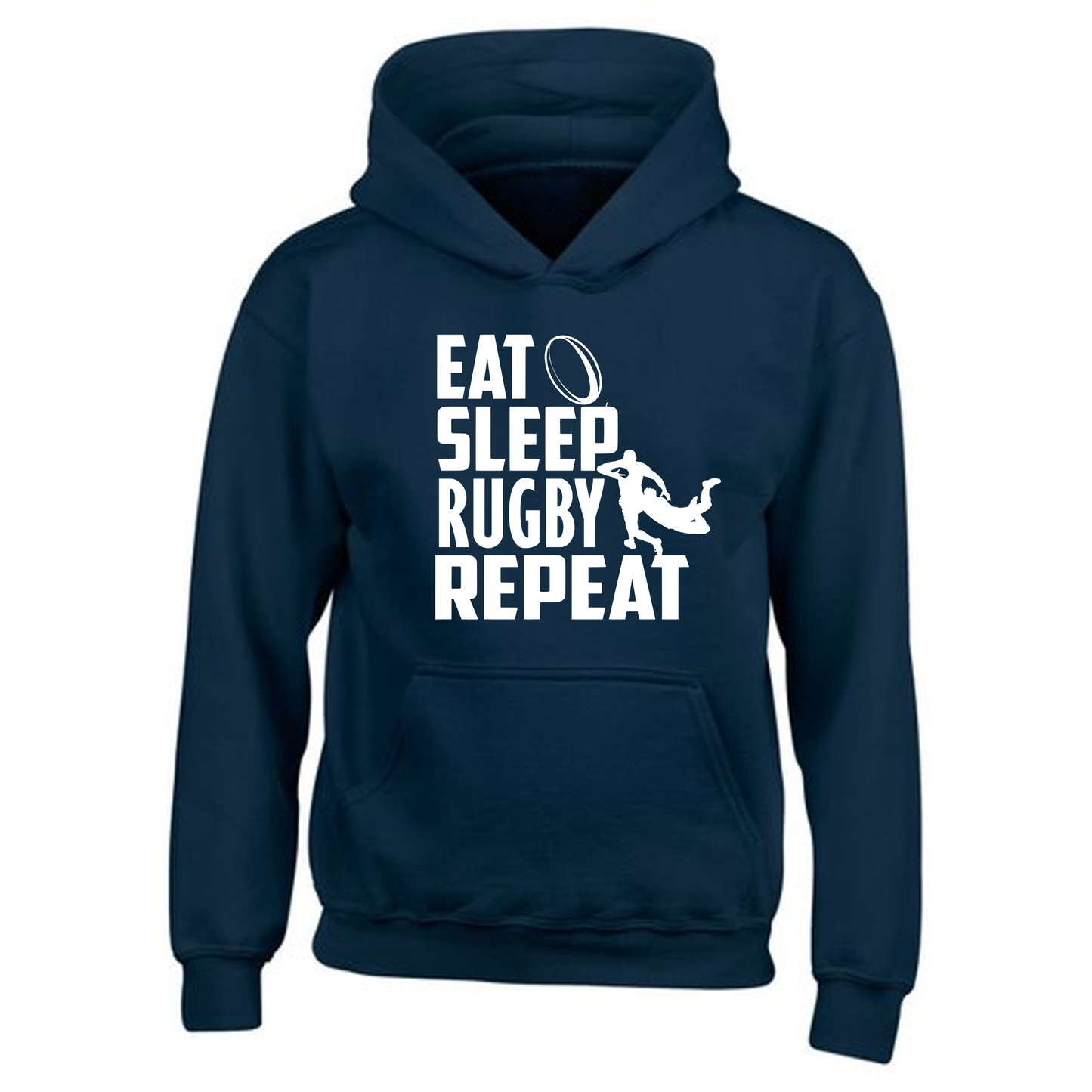 Eat Sleep Rugby Repeat - Children's Hoody