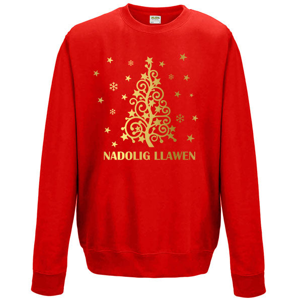 Adults Nadolig Llawen Christmas Jumper v2