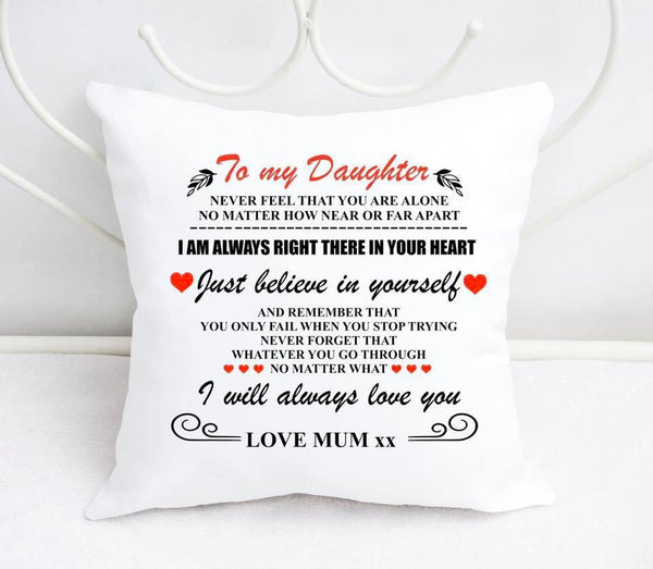 'To My Daughter' Personalised Cushion
