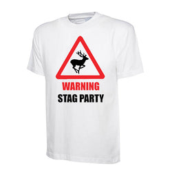 Warning - Stag Party Tee