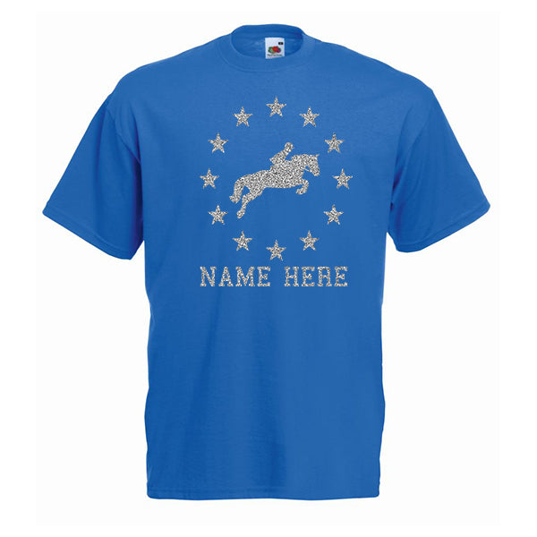 Horse Riding Stars Personalised Tshirt