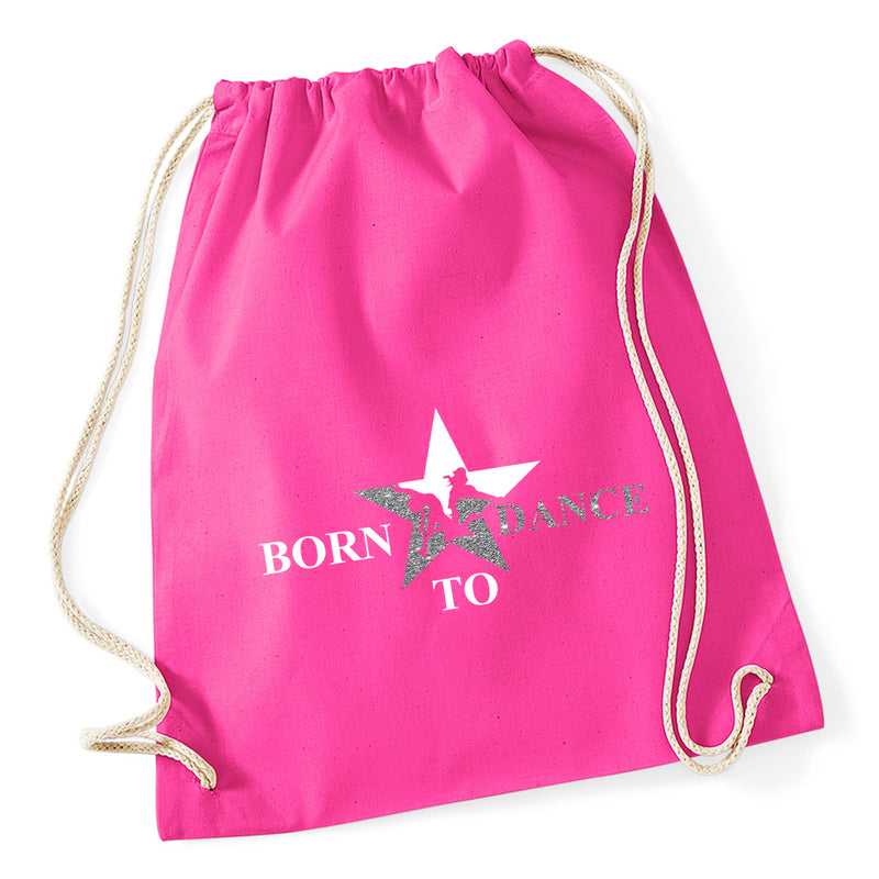 Born To Dance Star Drawstring Bag