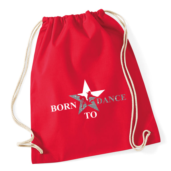 Born To Dance Star Drawstring Bag