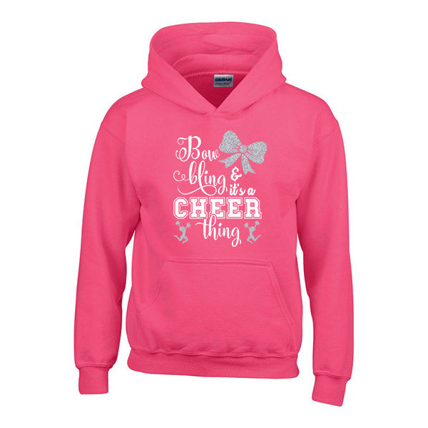Bow Bling Cheerleading Hoodie