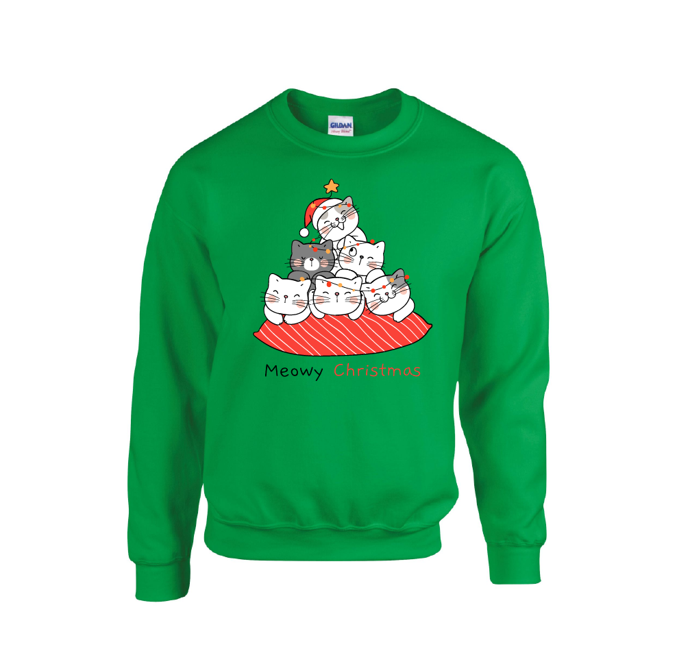 Cat 'Meowy Christmas' Christmas Jumper