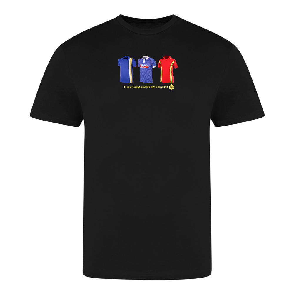 Retro Club and Country | Cardiff & Wales Yma o Hyd Football tshirt