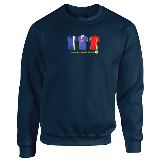 Retro Club and Country | Cardiff & Wales Yma o Hyd Football Jumper