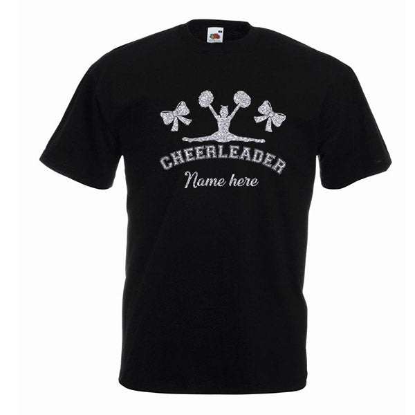 Silhouette Personalised Cheerleading Tshirt
