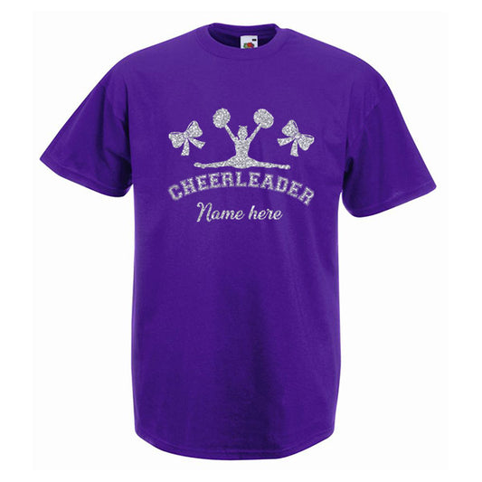Silhouette Personalised Cheerleading Tshirt
