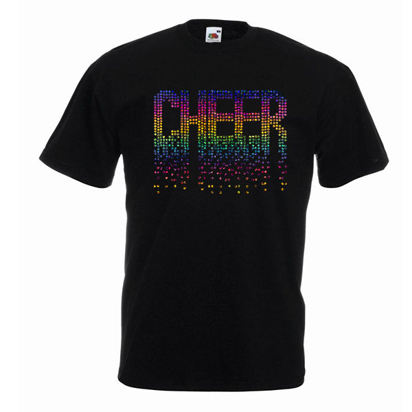 Rainbow Cheerleading Tshirt